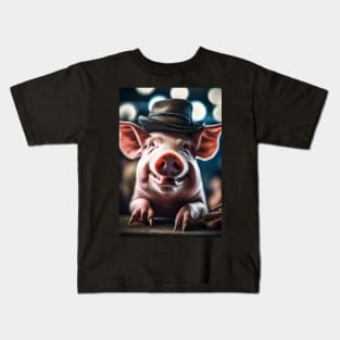 Funny pig Kids T-Shirt